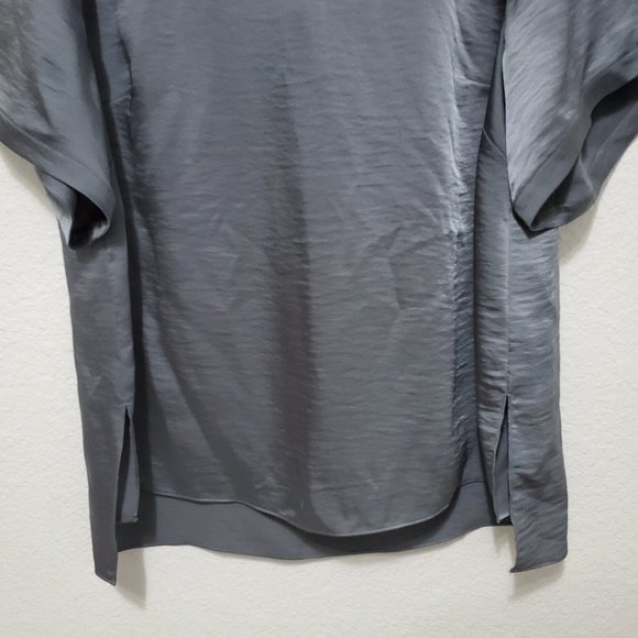NWT Universal Standard Alice Satin Boatneck Top Sedona Sage Green gray - Picture 5 of 14
